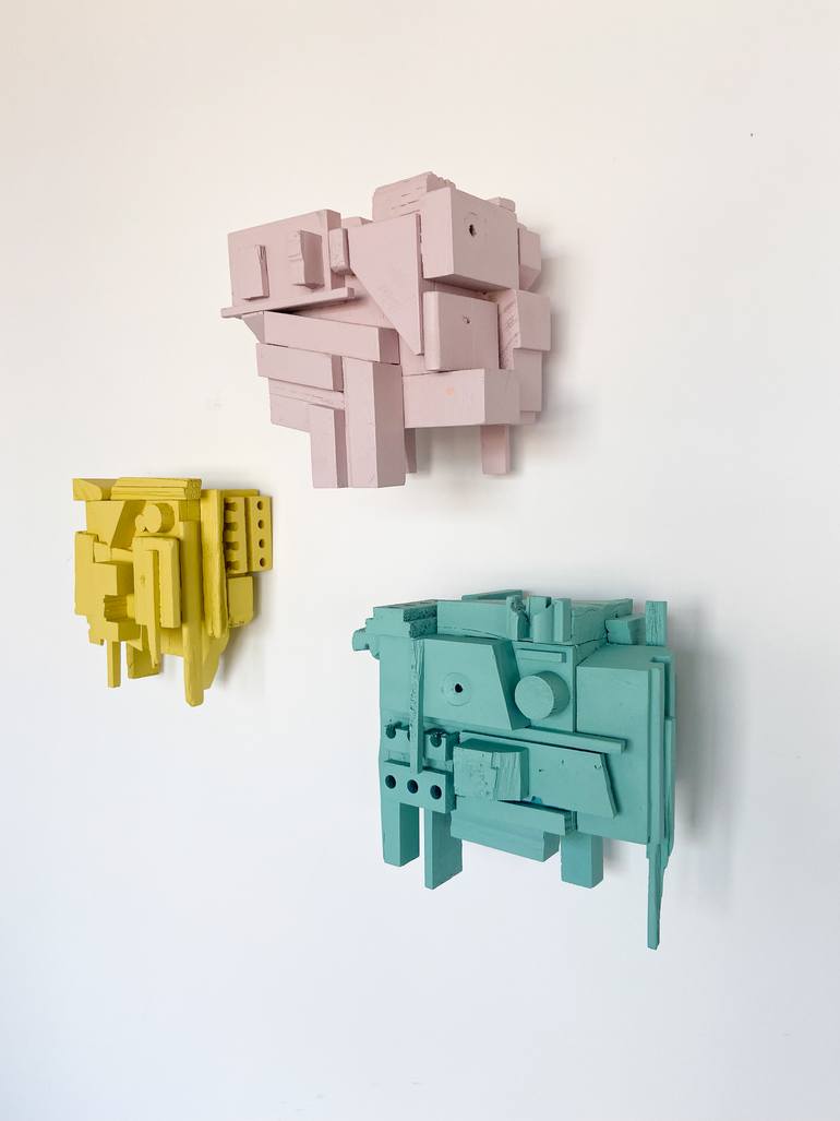 Original Abstract Architecture Sculpture by Fabia Escobar