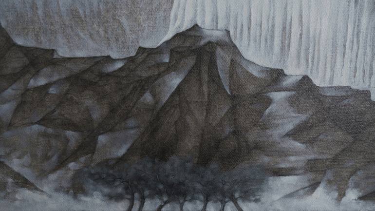 Original Abstract Landscape Painting by Winnie Ji