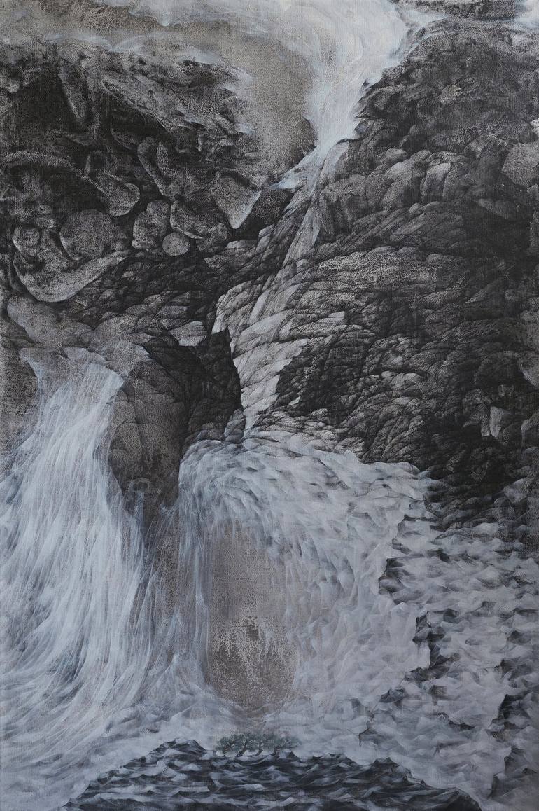 Original Abstract Nature Paintings by Winnie Ji