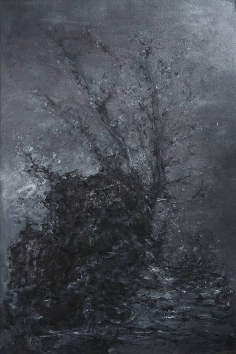 Original Abstract Landscape Paintings by Winnie Ji