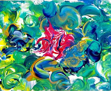 Original Abstract Expressionism Abstract Paintings by Somya Garg