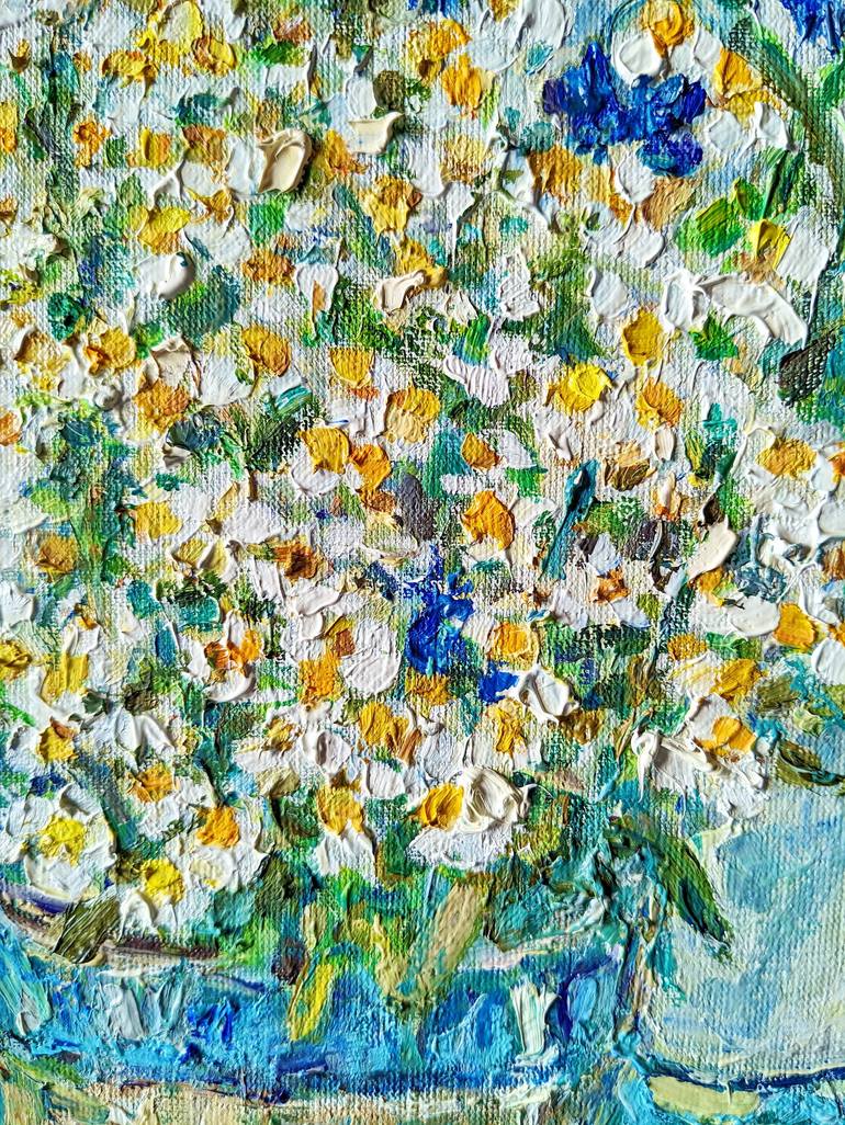 Original Contemporary Floral Painting by Oksana Pidhurska