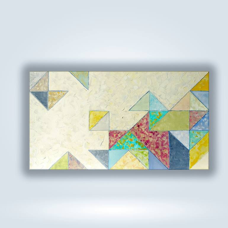 Original Abstract Expressionism Abstract Painting by Oksana Pidhurska