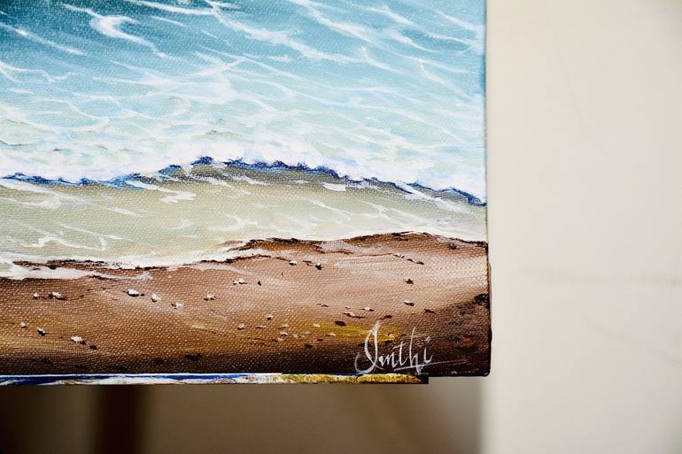 Original Seascape Painting by Fathima Imthhaza