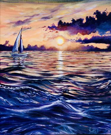 Original Realism Seascape Paintings by Fathima Imthhaza