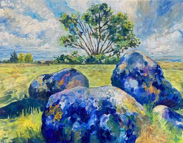 Print of Impressionism Nature Paintings by Vladimir Bereznoi