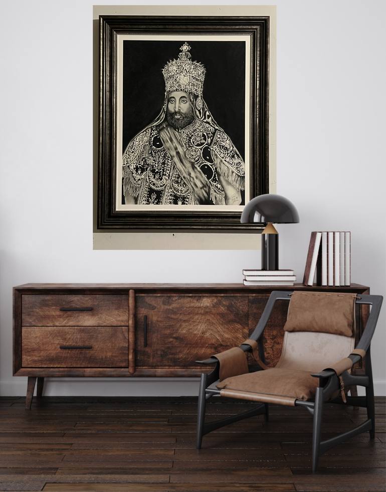 Original Photorealism People Drawing by Kelly Fawaz