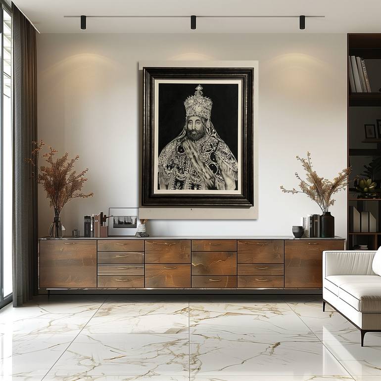 Original Photorealism People Drawing by Kelly Fawaz