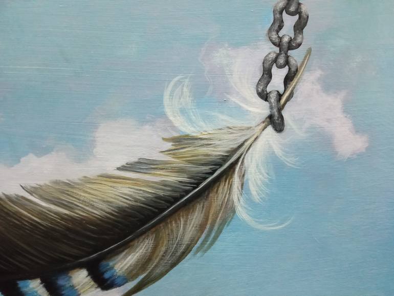 Original Symbolism Fantasy Painting by Pavel Korzukhin