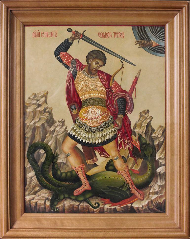 Original Symbolism Religion Painting by Pavel Korzukhin