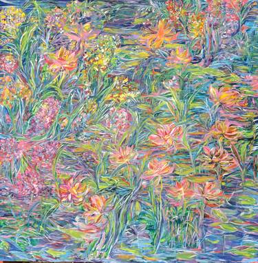 Original Impressionism Floral Paintings by DANGKHOA Ng