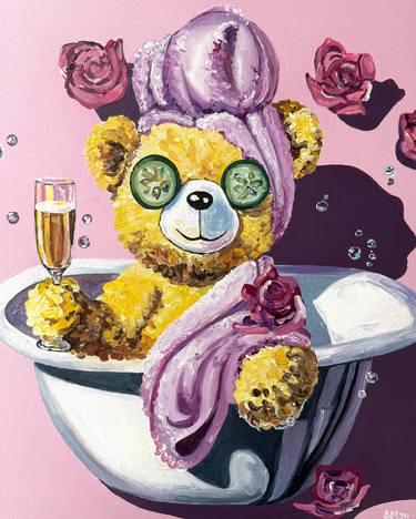 Original Pop Art Cartoon Painting by Anna Meyster