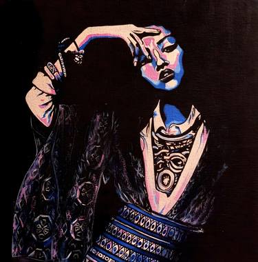 Print of Abstract Women Paintings by Арина Крамчанинова