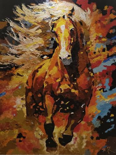 Original Horse Paintings by Roberto Ruiz