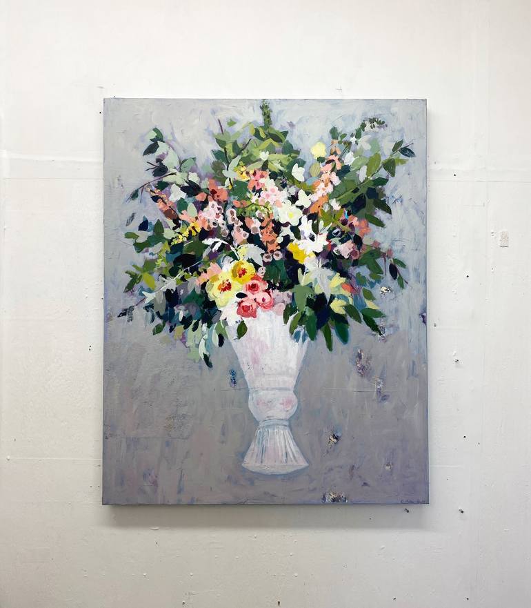 Original Contemporary Floral Painting by Charlotte Hardy