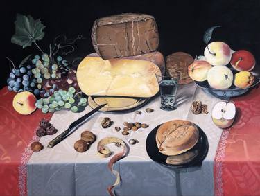 Print of Realism Still Life Paintings by Bajram Aliu