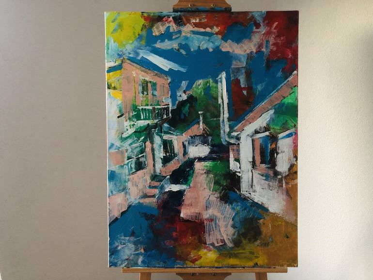 Original Abstract Painting by Bajram Aliu