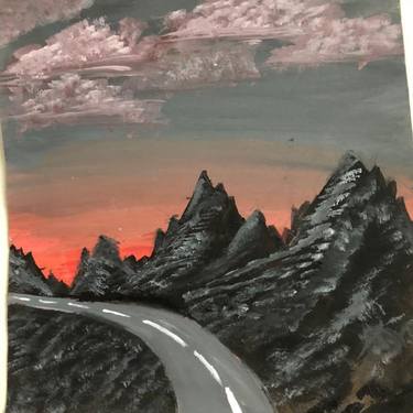 mountains and night scenario thumb