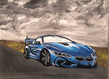 Original Car Paintings by Rabia Ajaz