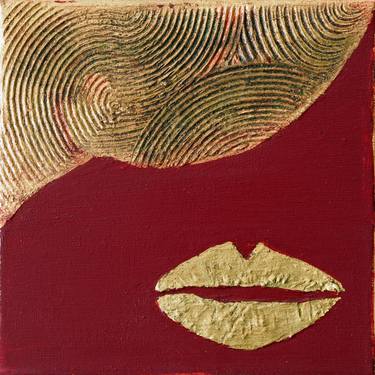Mysterious woman #1 Abstract famale portrait, sensual lips thumb