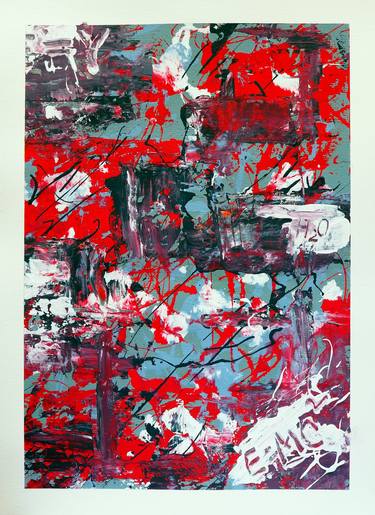 Print of Abstract Science/Technology Paintings by Rikka Romano