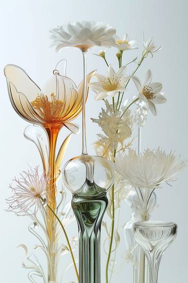 A Fragile Garden of Glass - Bouquet of Glass Flowers thumb