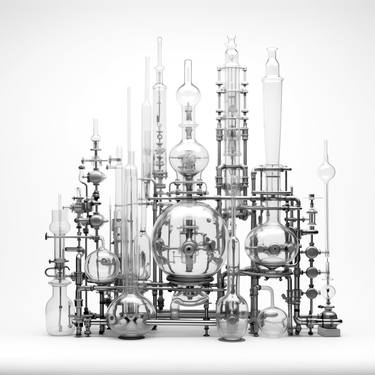 Original Contemporary Science/Technology Digital by Frédéric Jacquet