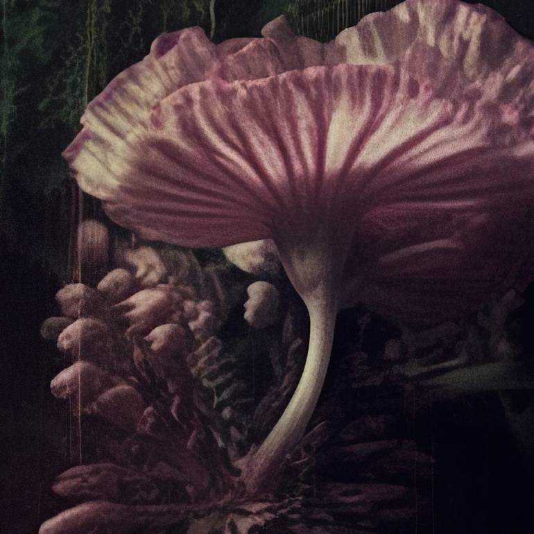 Original Contemporary Floral Digital by Frédéric Jacquet