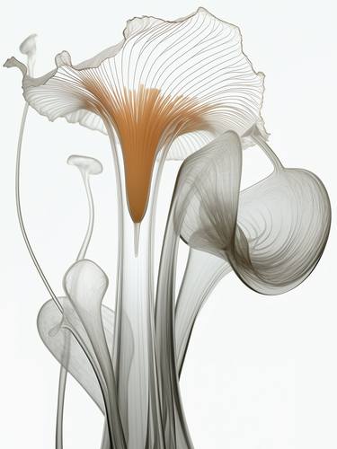 Ethereal Glass Flowers in Fuller's Dance thumb