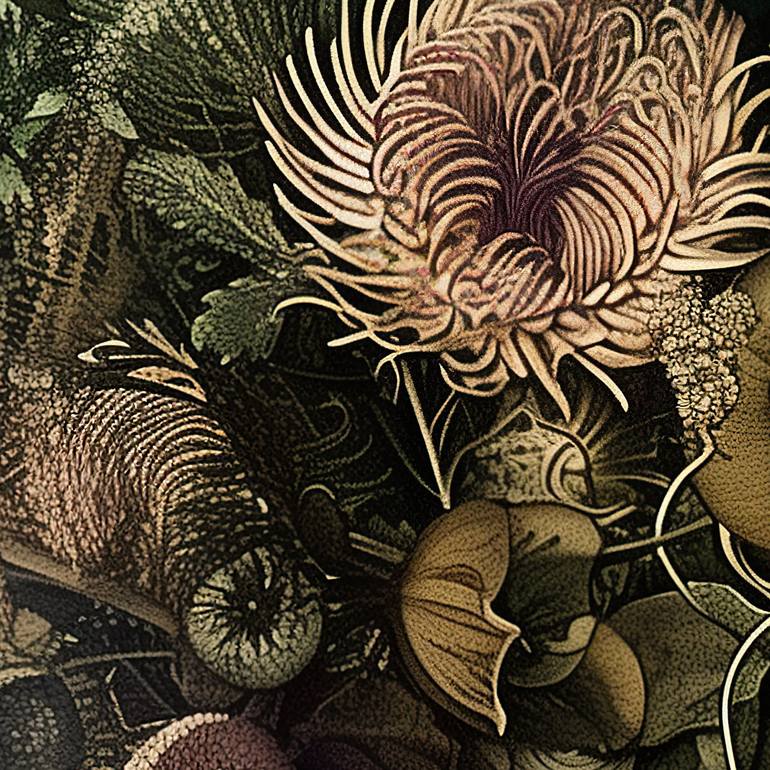 Original Contemporary Botanic Digital by Frédéric Jacquet