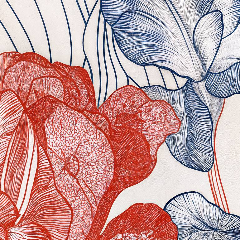 Original Art Deco Nature Digital by Frédéric Jacquet