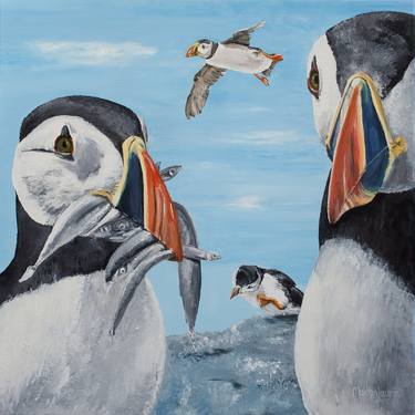 Original Fine Art Animal Paintings by Martin Laurie