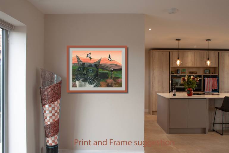 Original Realism Animal Painting by Martin Laurie