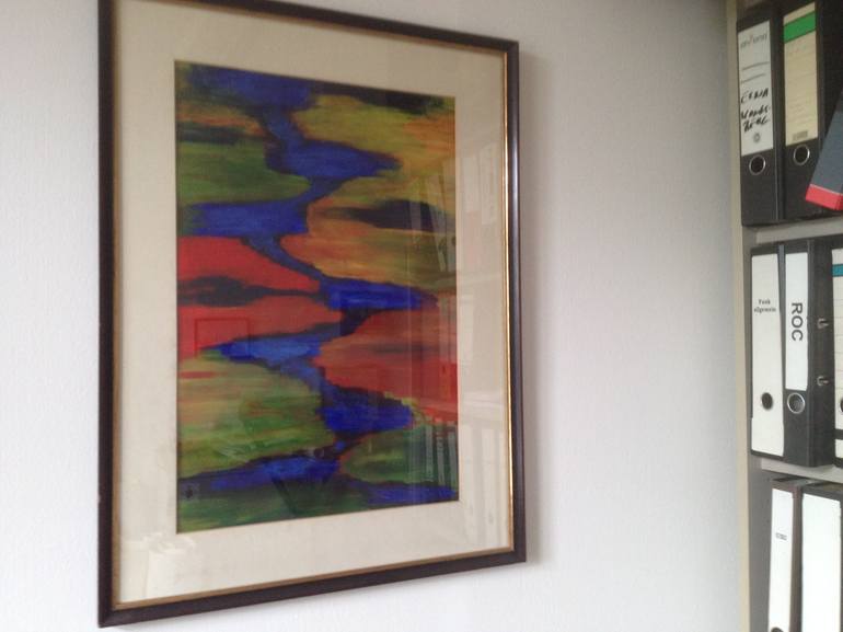 Original Modern Abstract Painting by Jens Kaemereit