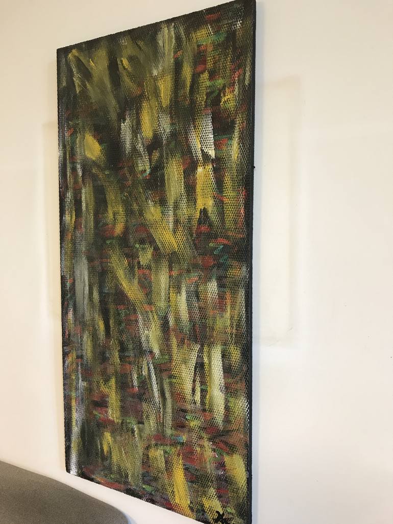 Original Documentary Abstract Painting by Jens Kaemereit
