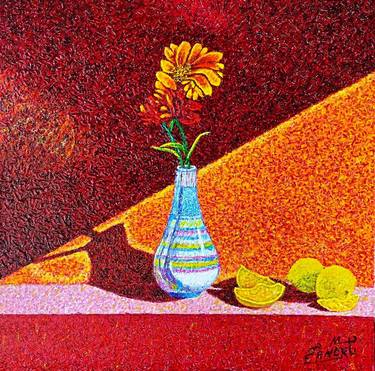 Original Expressionism Still Life Paintings by Taner Mert