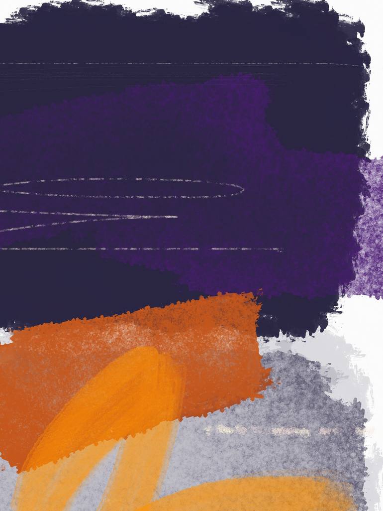Original Abstract Nature Mixed Media by Natalie Ola
