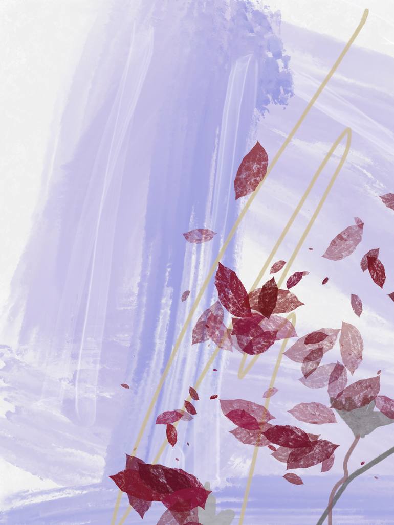 Original Impressionism Garden Painting by Natalie Ola