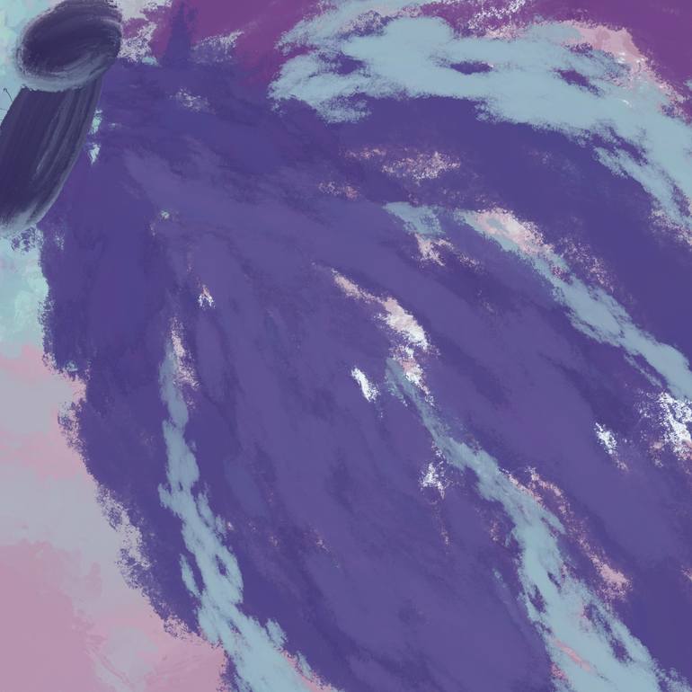 Original Abstract Nature Mixed Media by Natalie Ola