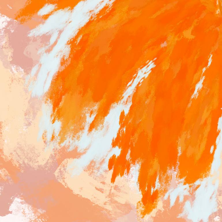 Original Abstract Nature Mixed Media by Natalie Ola