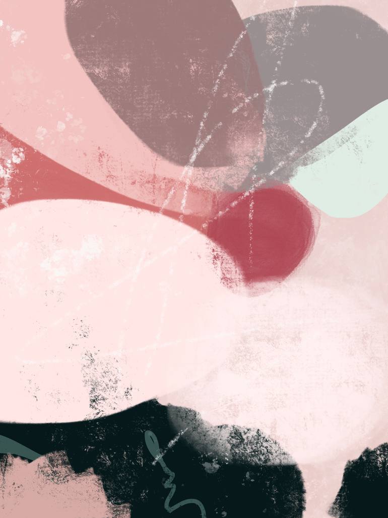 Original Contemporary Floral Mixed Media by Natalie Ola