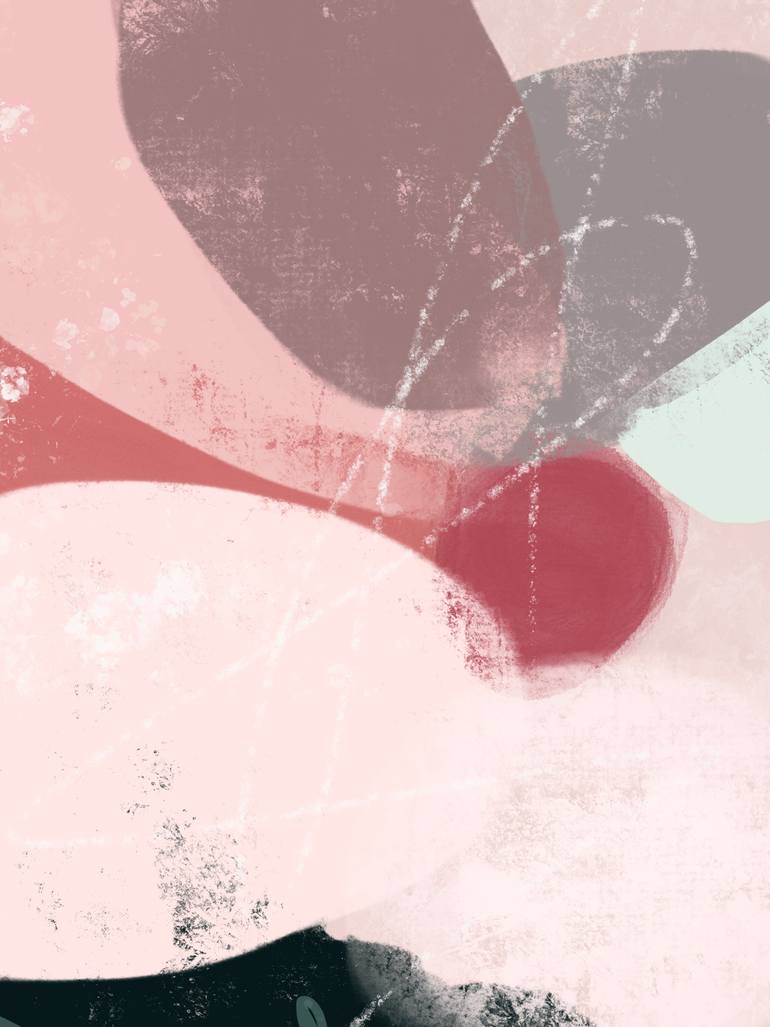 Original Contemporary Floral Mixed Media by Natalie Ola