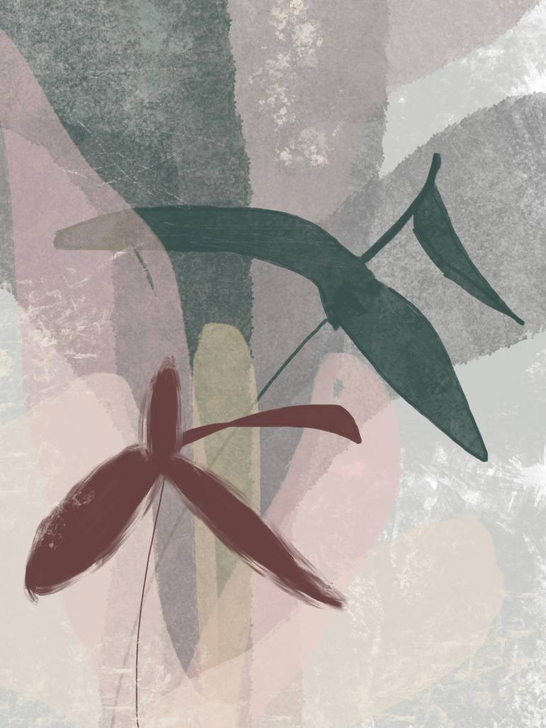 Original Contemporary Garden Mixed Media by Natalie Ola