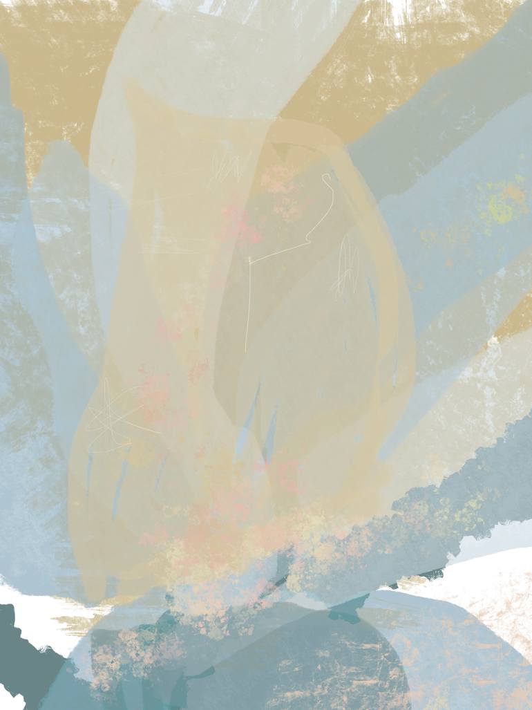 Original Contemporary Floral Mixed Media by Natalie Ola