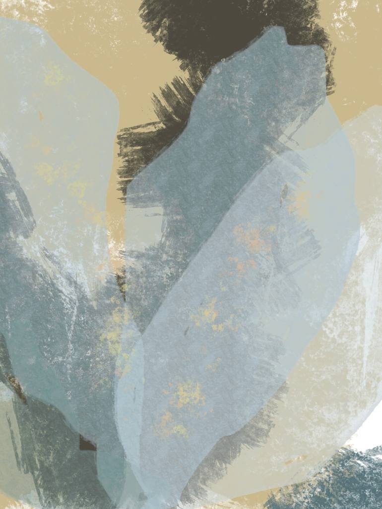 Original Contemporary Floral Mixed Media by Natalie Ola