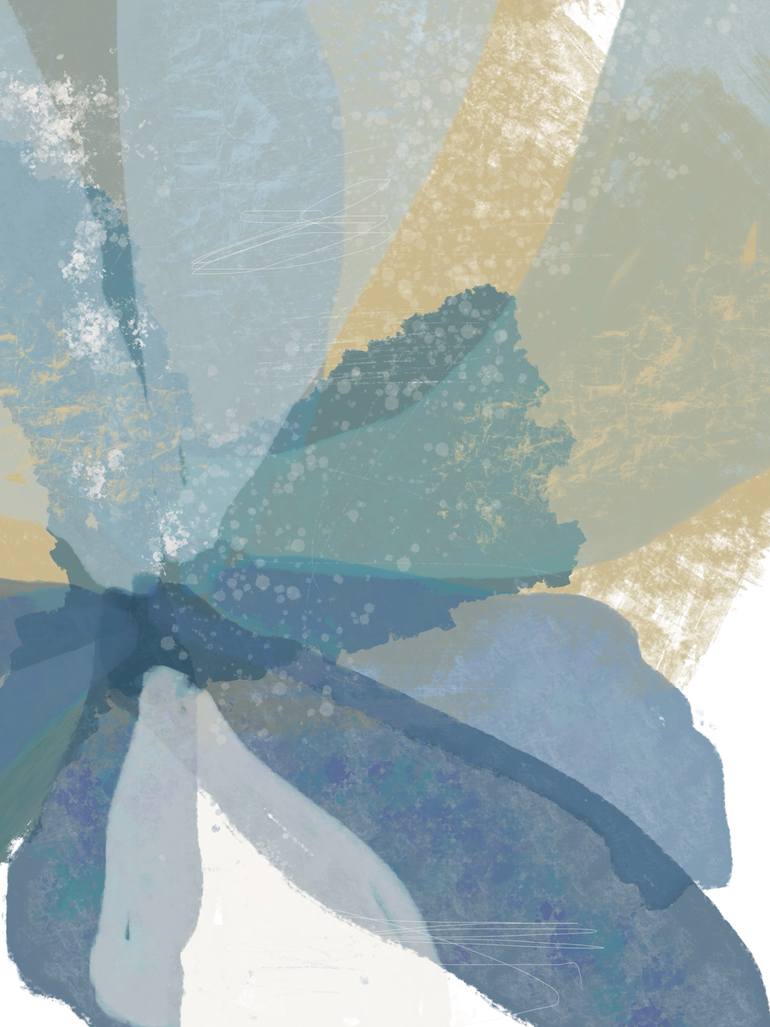 Original Contemporary Floral Mixed Media by Natalie Ola