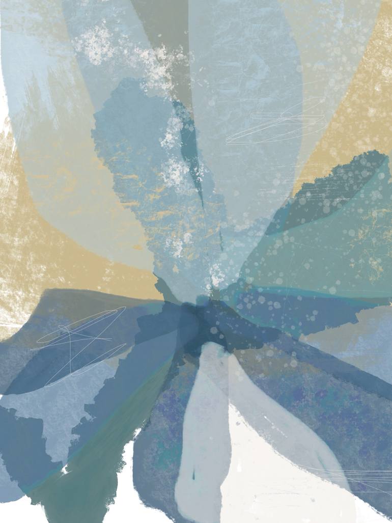 Original Contemporary Floral Mixed Media by Natalie Ola