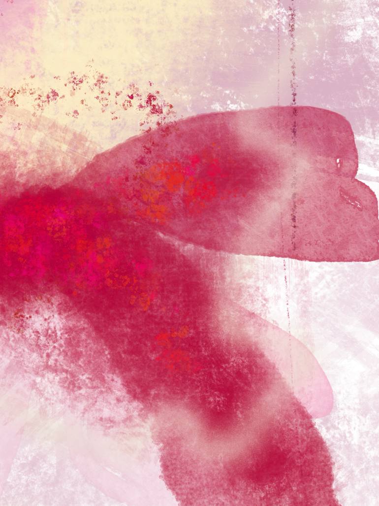 Original Contemporary Floral Mixed Media by Natalie Ola