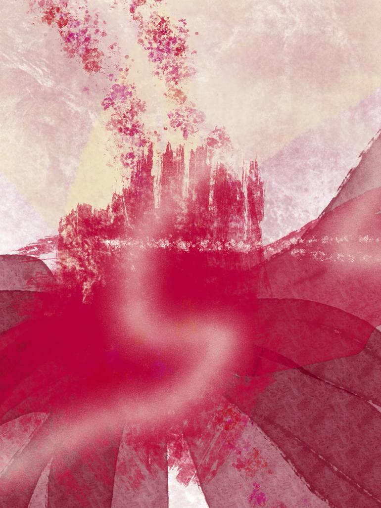 Original Contemporary Floral Mixed Media by Natalie Ola