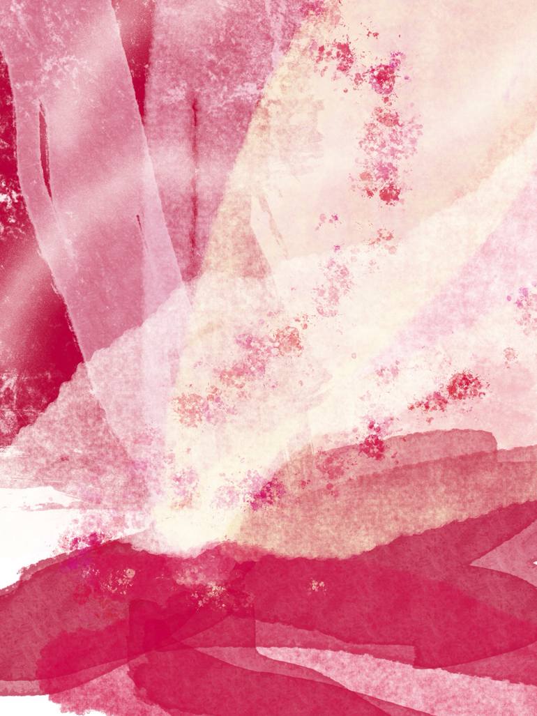 Original Contemporary Floral Mixed Media by Natalie Ola